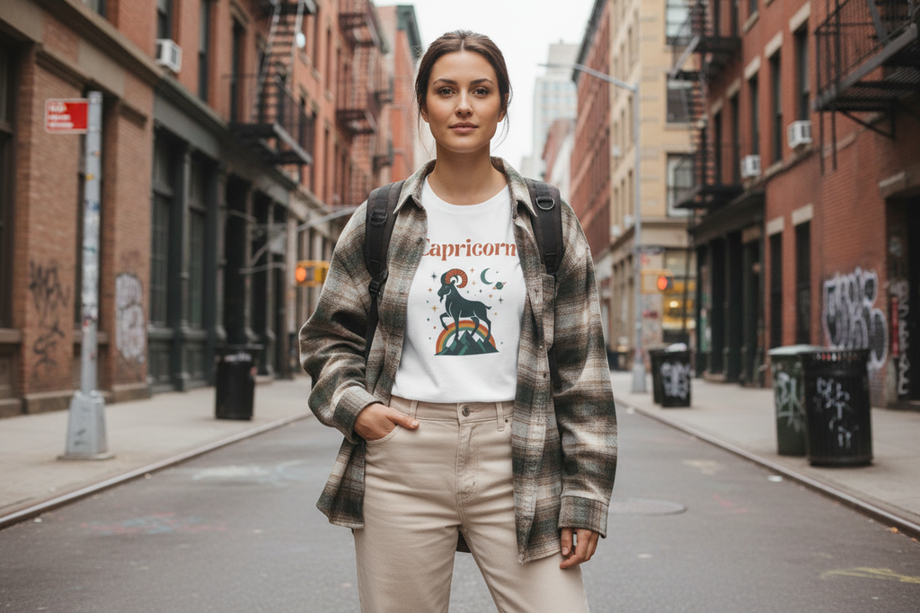 Capricorn - NYC Layered (White)