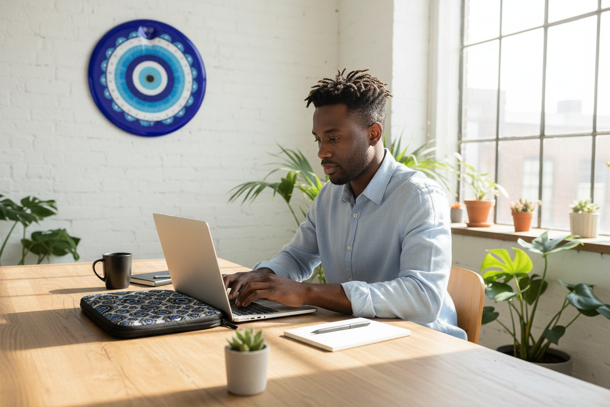 Evil Eye Laptop Sleeve