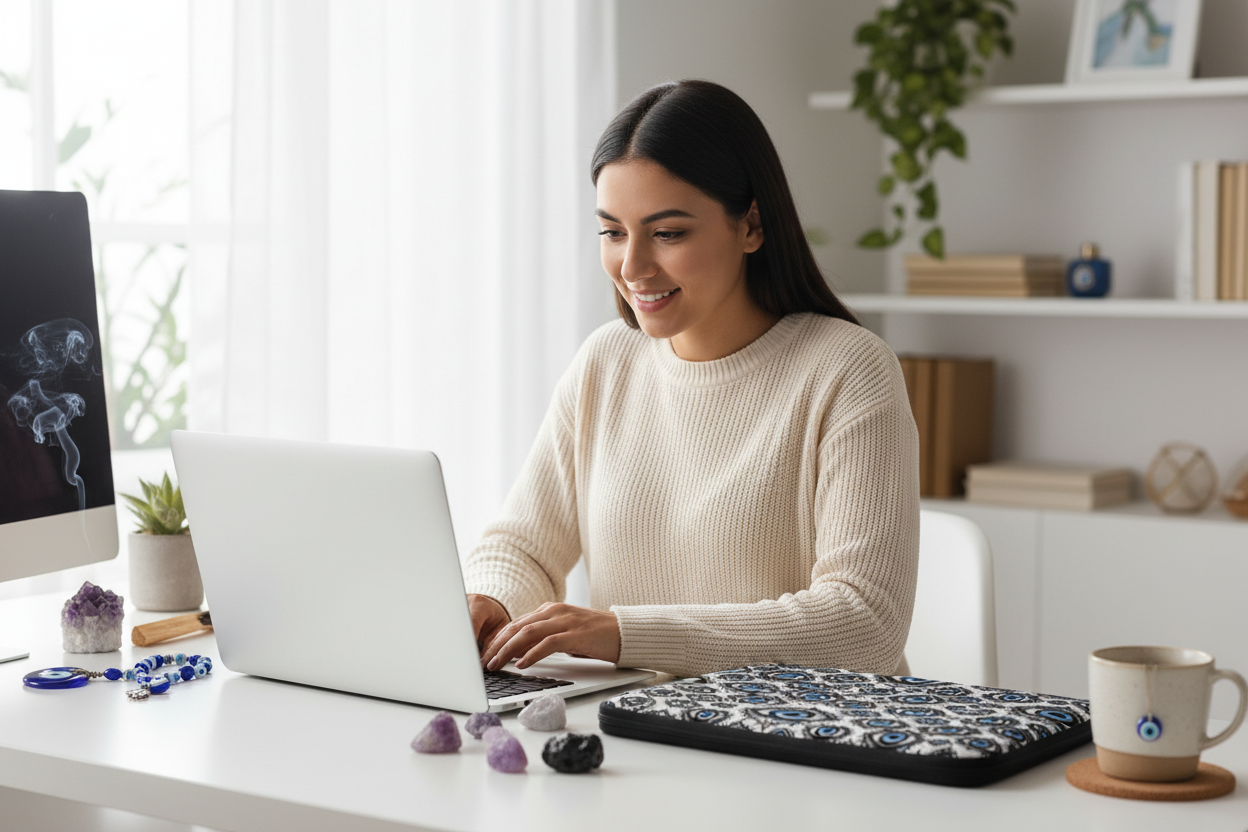 Evil Eye Laptop Sleeve