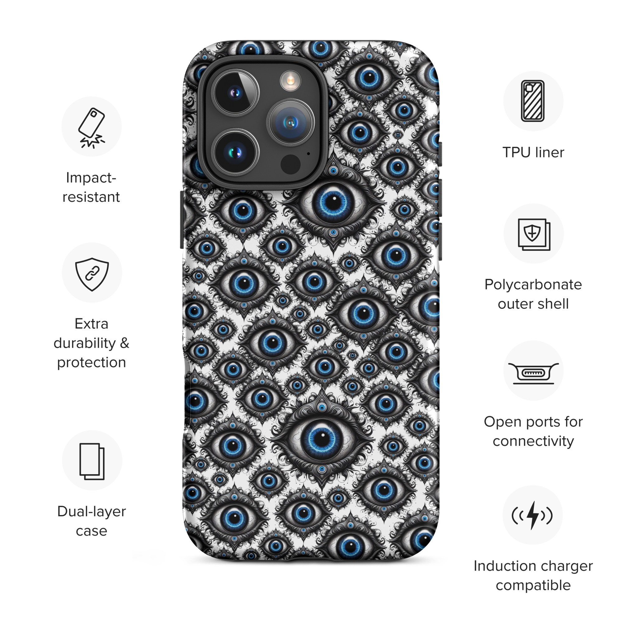 Evil Eye Tough Case for iPhone®
