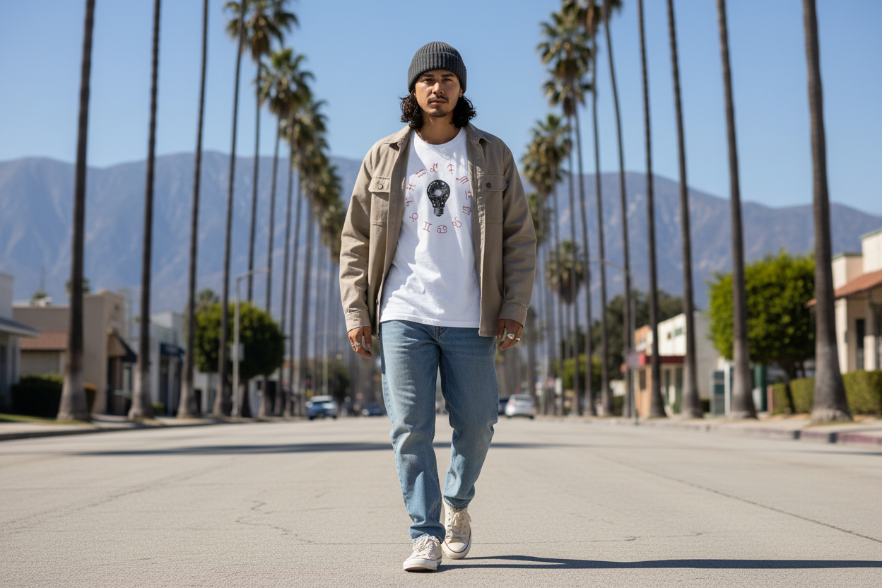 Zodiac Glyph - LA (White)